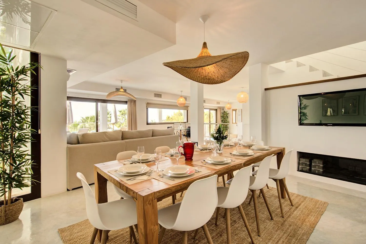 Villa In Cala Salada Sleeps 14 San Antonio  Spain