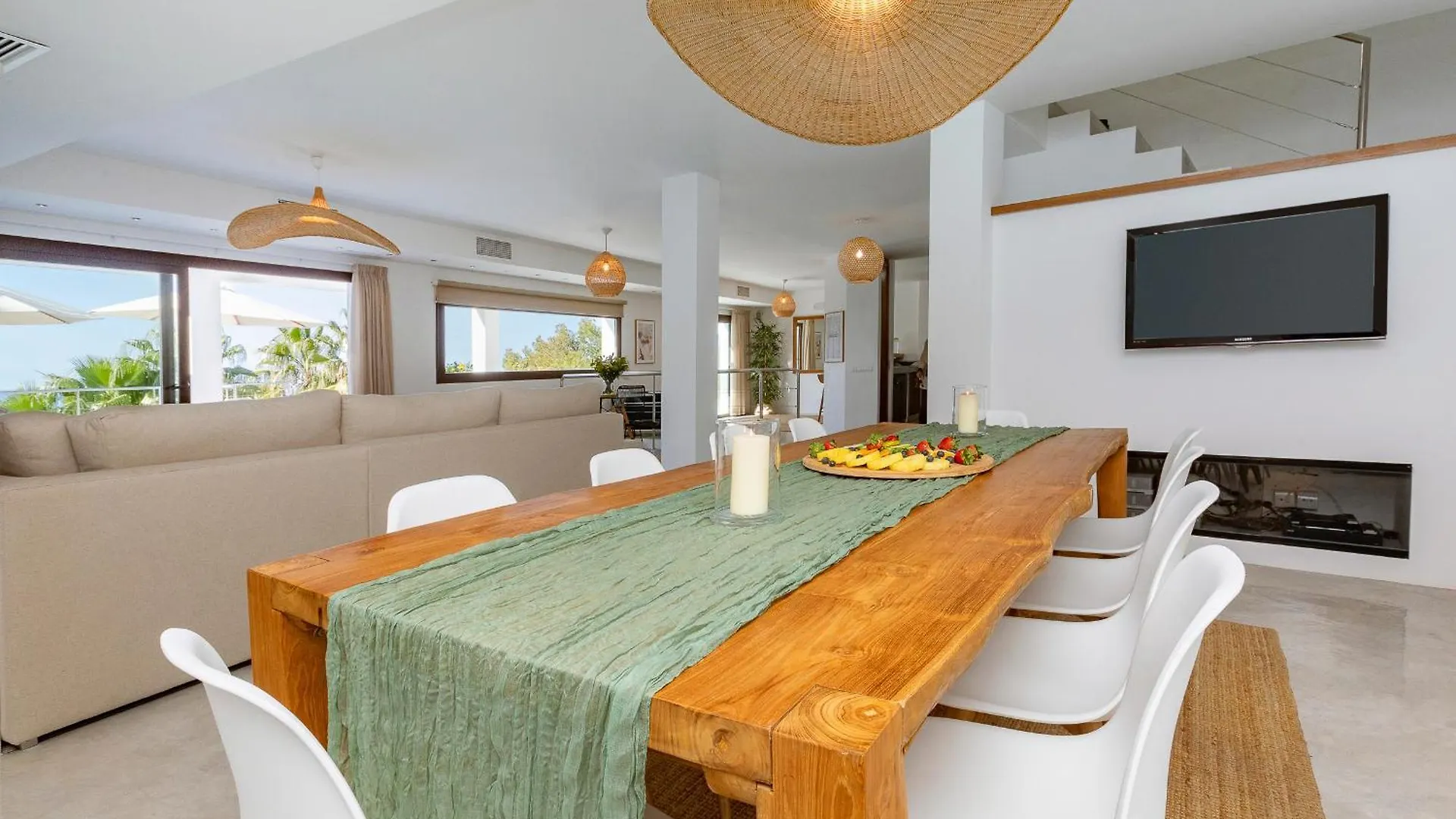 Villa In Cala Salada Sleeps 14 San Antonio