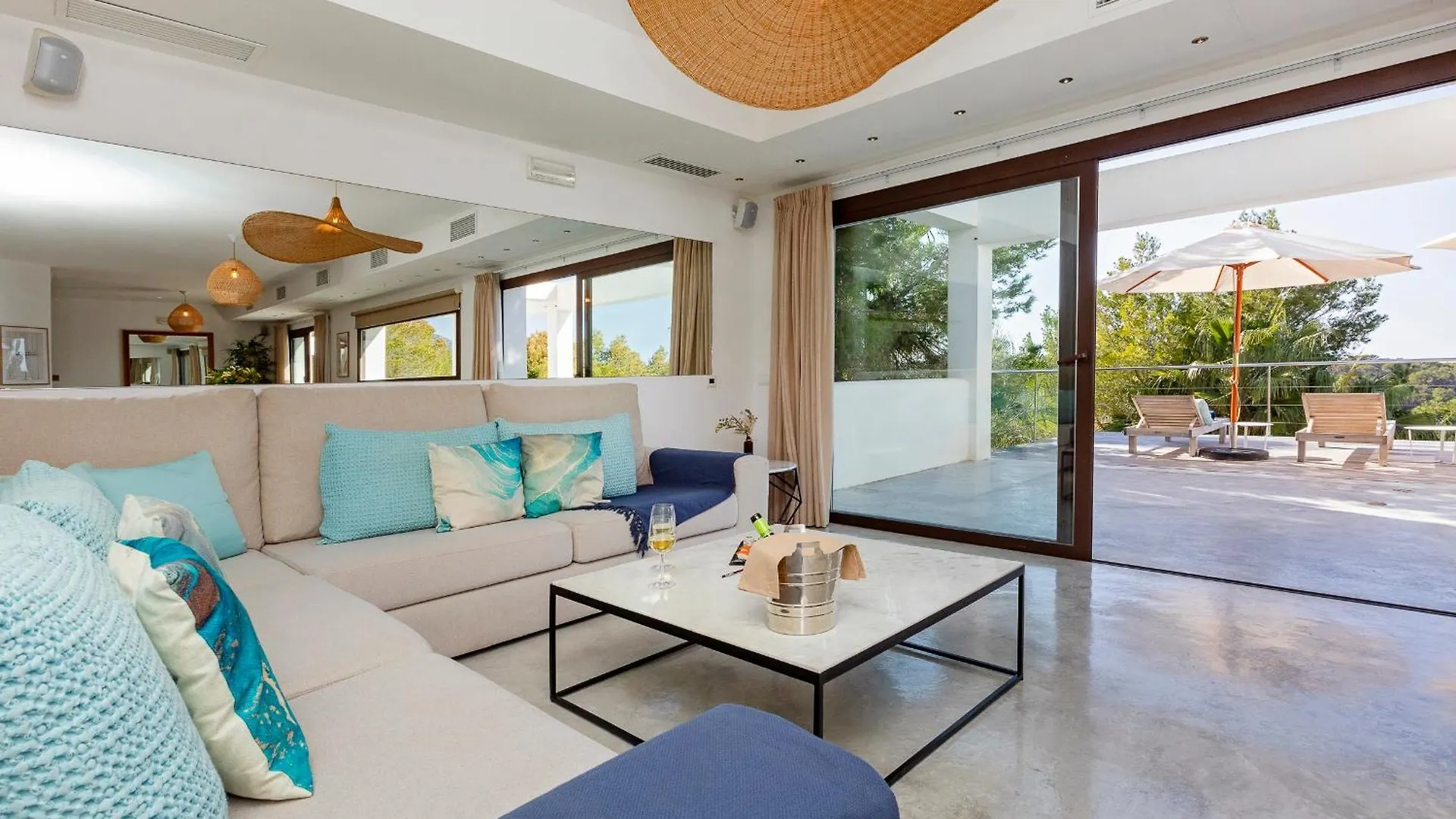 Villa In Cala Salada Sleeps 14 San Antonio  Spain