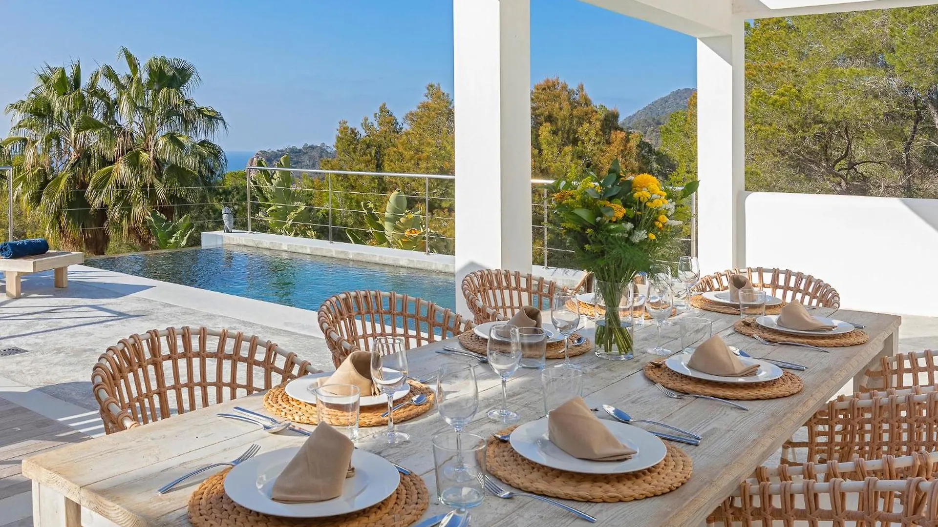 Villa In Cala Salada Sleeps 14 San Antonio